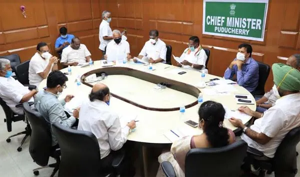 puducherry chief minister v narayanasamy - Cabinet meeting - 